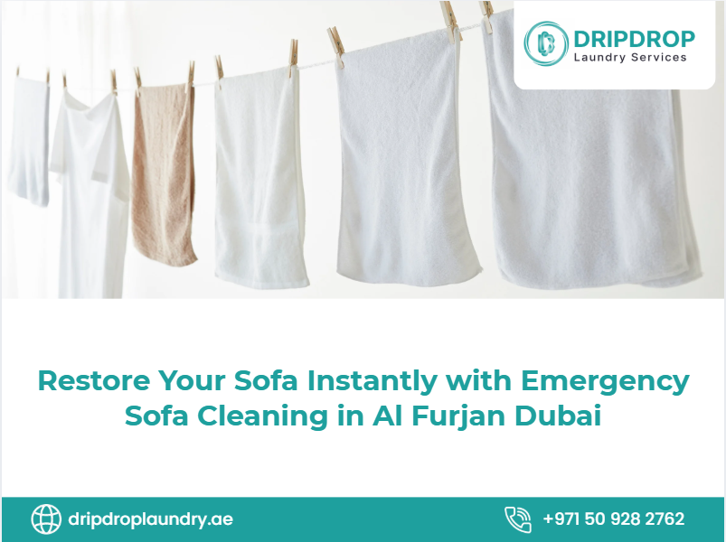 Restore Your Sofa Instantly with Emergency Sofa Cleaning in Al Furjan Dubai